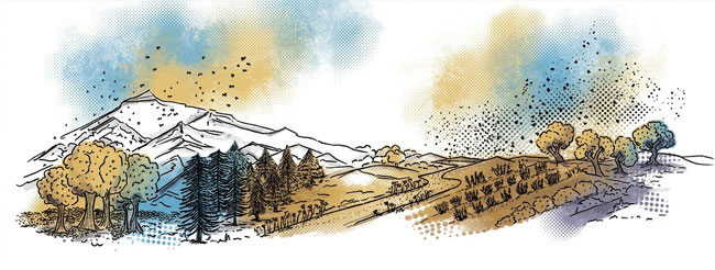 Paysage Ardèche